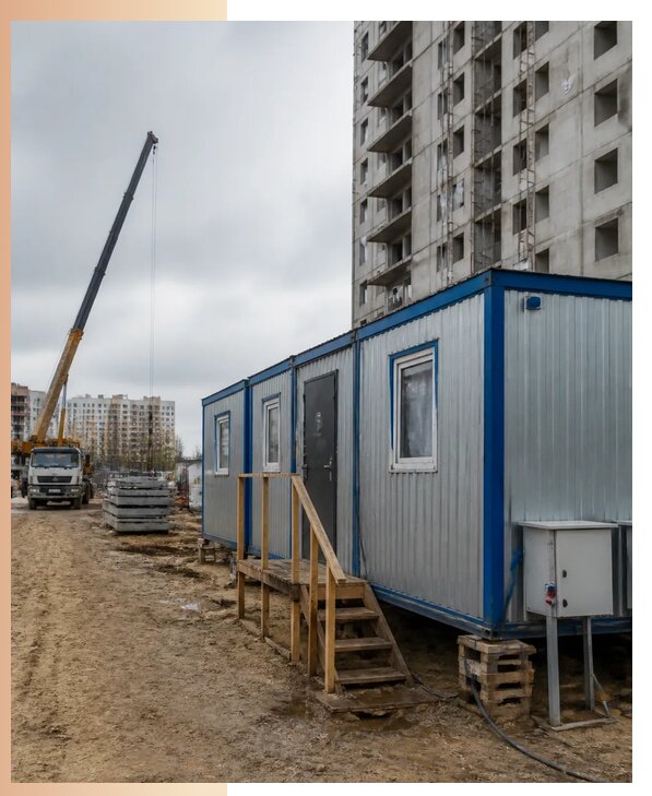 Аренда строительных вагончиков для рабочих в Лангепасе